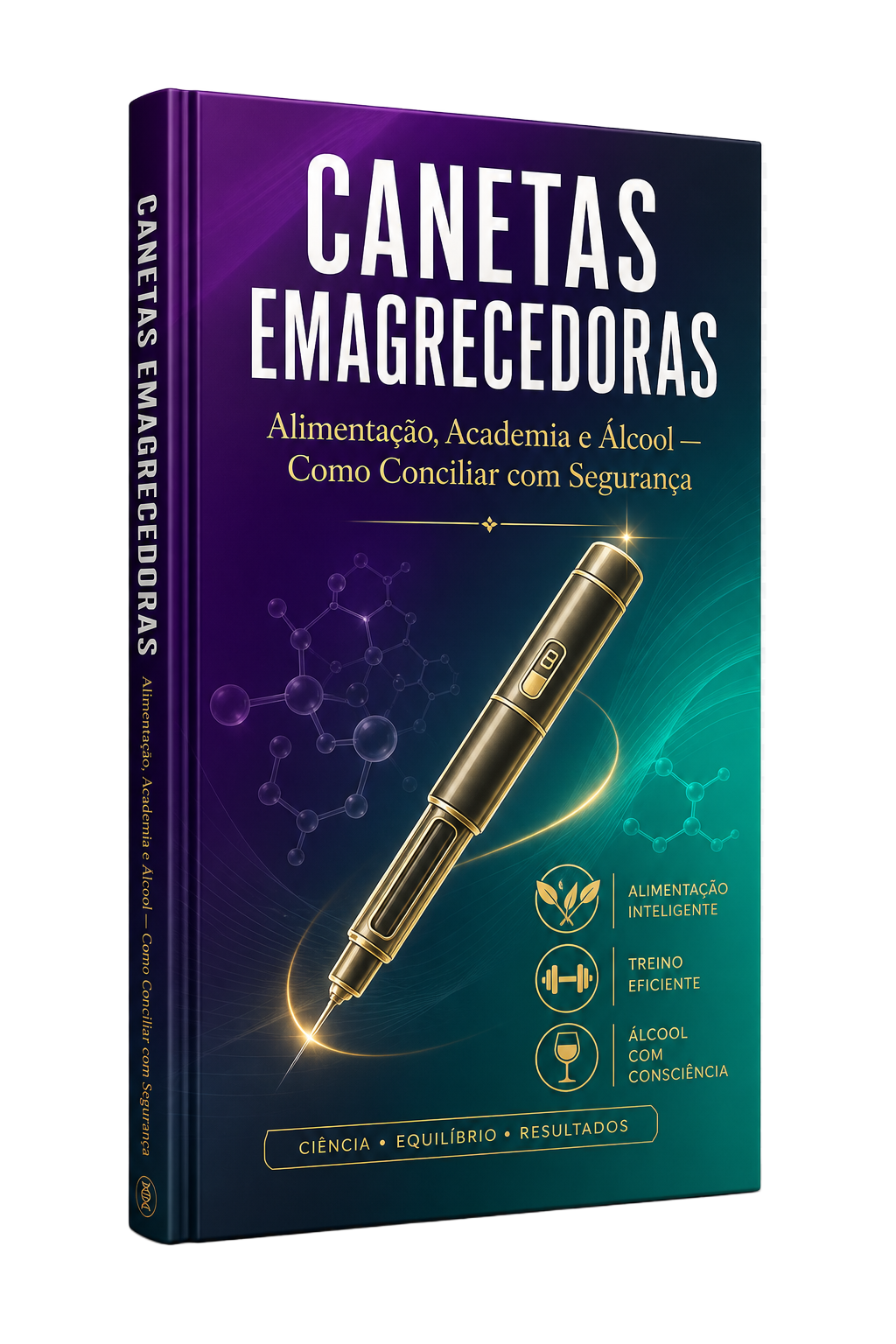 Mockup do eBook Canetas Emagrecedoras